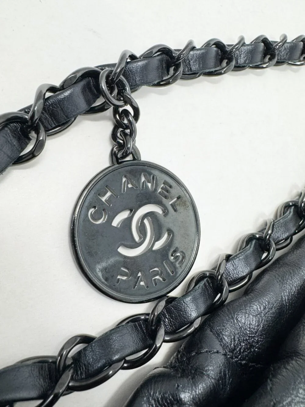 Chanel Calfskin Quilted Regular Chanel 22 So Black